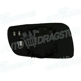 Staklo retrovizora sa nosačem SKODA OCTAVIA (1U2/1U5), 96-10; SUPERB (3U4), 02-08; 