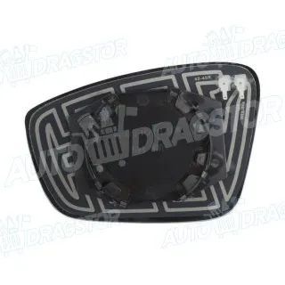 Staklo retrovizora sa nosačem SEAT, SKODA 