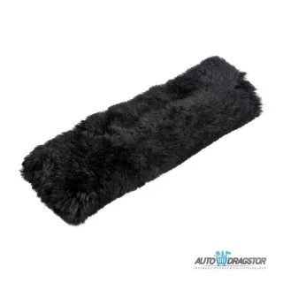 SUNDJER POJASA OD PRAVE OVČIJE KOŽE CRNA 