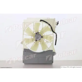 Ventilator hladnjaka sa nosačem TOYOTA YARIS (XP10), 99-06; 