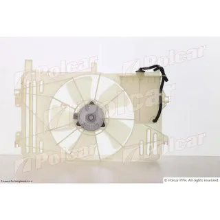 Ventilator hladnjaka sa nosačem TOYOTA COROLLA (E12), 02-07; 