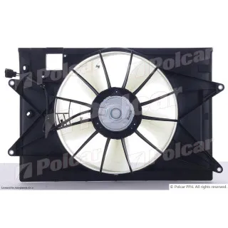 Ventilator hladnjaka sa nosačem TOYOTA COROLLA (E14/E15), 07-13; 