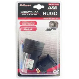 PUNJAC ZA VOZILO 12/24V, 3,1A SA 2 USB ULAZA 