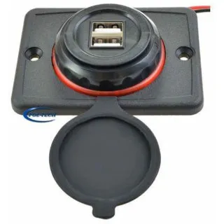 PUNJAC ZA VOZILO 12/24V, 3,1A SA 2 USB ULAZA 