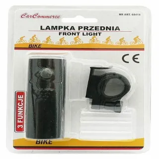 PREDNJA LAMPA ZA BICIKL, CRNA, 5 SMD LED 