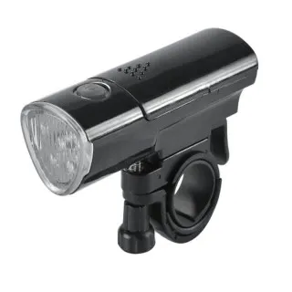 PREDNJA LAMPA ZA BICIKL, CRNA, 5 SMD LED 