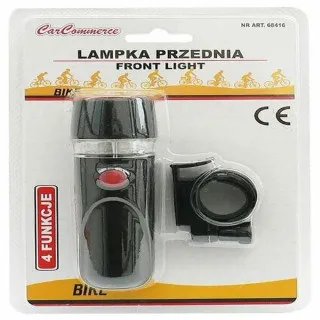PREDNJA LAMPA ZA BICIKL, CRNA, 3 SMD LED 