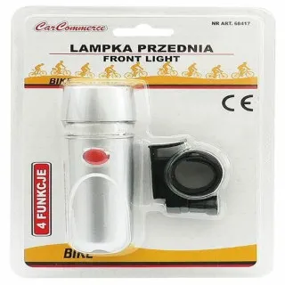 PREDNJA LAMPA ZA BICIKL, SREBRNA, 5 SMD LED 