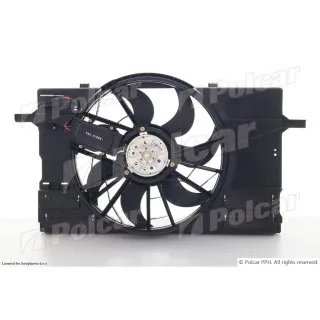 Ventilator hladnjaka sa nosačem VOLVO C30, 06-13; C70, 06-13; S40 (MS), 04-12; V50 (MW), 04-12; 