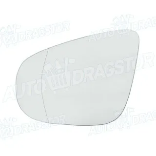 Staklo retrovizora sa nosačem VOLKSWAGEN GOLF VI (5K), 08-13; TOURAN (1T3), 10-15; 