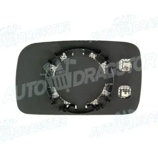 Staklo retrovizora sa nosačem SKODA, VOLKSWAGEN 