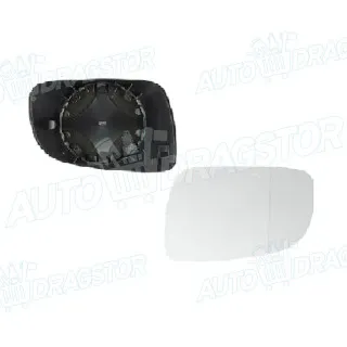 Staklo retrovizora sa nosačem VOLKSWAGEN LUPO (6X1/6E1), 98-05; POLO (6N/6N2/6KV), 94-01; 