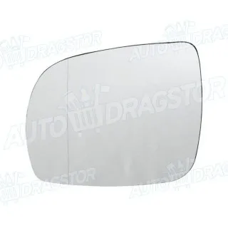 Staklo retrovizora sa nosačem VOLKSWAGEN LUPO (6X1/6E1), 98-05; POLO (6N/6N2/6KV), 94-01; 