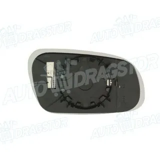 Staklo retrovizora sa nosačem VOLKSWAGEN FOX (5Z1), 05-; 