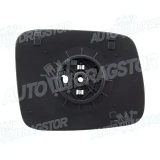 Staklo retrovizora sa nosačem VOLKSWAGEN CARAVELLE (T4), 90-03; TRANSPORTER (T4), 90-03; 