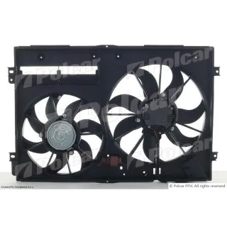 Ventilator hladnjaka sa nosačem AUDI, SEAT, SKODA, VOLKSWAGEN 