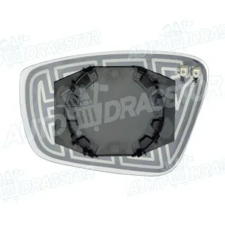 Staklo retrovizora sa nosačem SEAT, SKODA, VOLKSWAGEN 