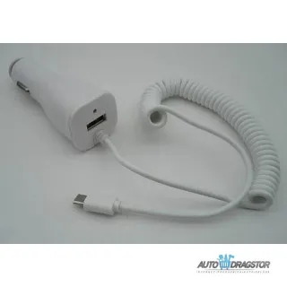 PUNJAČ ZA VOZILO 12/24V, 2,1A  SA MICRO USB ULAZOM 