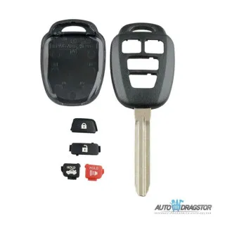 KUĆIŠTE OKLOP KLJUČA 4 dugmeta ZA TOYOTU 