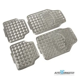 UNIVERZALNE GUMENE PATOSNICE ALU LOOK 4KOM SREBRNE 