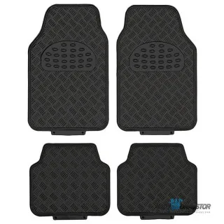 UNIVERZALNE GUMENE PATOSNICE ALU LOOK 4KOM PIANO-BLACK 