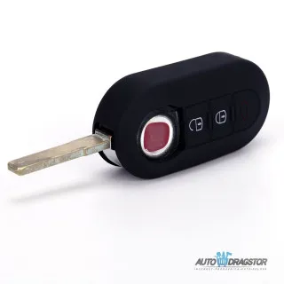 SILIKONSKA NAVLAKA ZA KLJUČEVE CRNA FIAT 