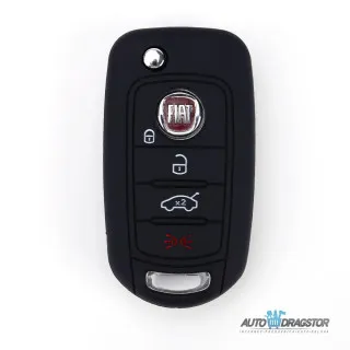 SILIKONSKA NAVLAKA ZA KLJUČEVE CRNA FIAT 