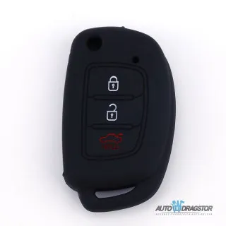 SILIKONSKA NAVLAKA ZA KLJUČEVE CRNA HYUNDAI 