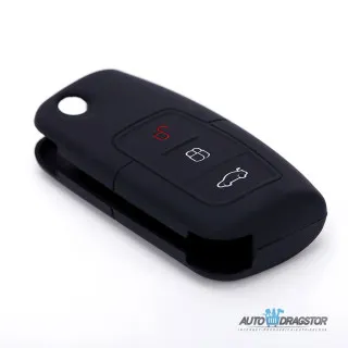 SILIKONSKA NAVLAKA ZA KLJUČEVE CRNA FORD 