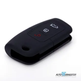 SILIKONSKA NAVLAKA ZA KLJUČEVE CRNA FORD 