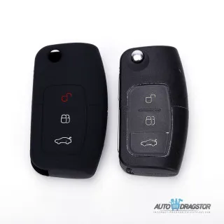 SILIKONSKA NAVLAKA ZA KLJUČEVE CRNA FORD 