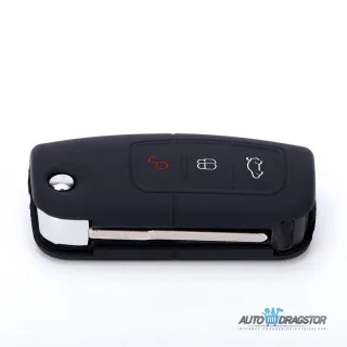 SILIKONSKA NAVLAKA ZA KLJUČEVE CRNA FORD 