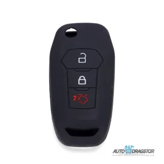 SILIKONSKA NAVLAKA ZA KLJUČEVE CRNA FORD 