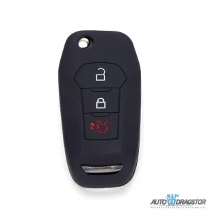 SILIKONSKA NAVLAKA ZA KLJUČEVE CRNA FORD 