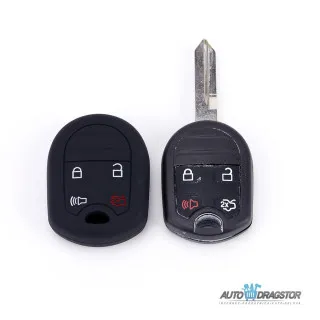 SILIKONSKA NAVLAKA ZA KLJUČEVE CRNA FORD 