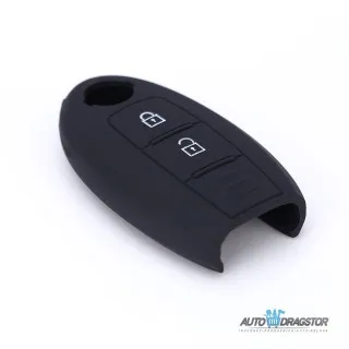 SILIKONSKA NAVLAKA ZA KLJUČEVE CRNA NISSAN 