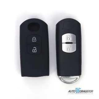 SILIKONSKA NAVLAKA ZA KLJUČEVE CRNA MAZDA 
