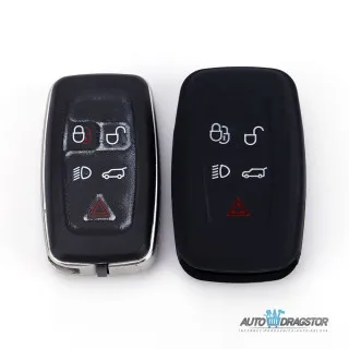 SILIKONSKA NAVLAKA ZA KLJUČEVE CRNA LAND ROVER 