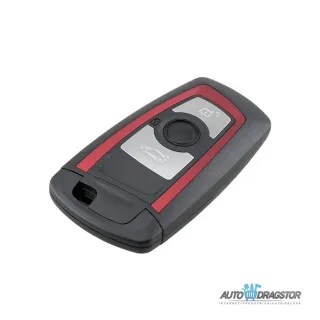 KUĆIŠTE OKLOP KLJUČA 3 DUGMETA  ZA BMW SA CRVENIM OKVIROM 