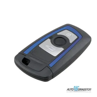 KUĆIŠTE OKLOP KLJUČA 3 DUGMETA  ZA BMW SA PLAVIM OKVIROM 