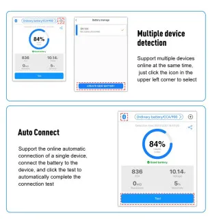 AKUMULATOR TESTER ZA VOZILA I MOTORE BLUETOOTH 