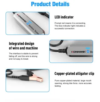 AKUMULATOR TESTER ZA VOZILA I MOTORE BLUETOOTH 