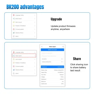 AKUMULATOR TESTER ZA VOZILA I MOTORE 6/12/24V BLUETOOTH 