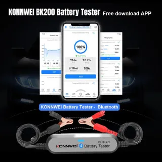 AKUMULATOR TESTER ZA VOZILA I MOTORE 6/12/24V BLUETOOTH 