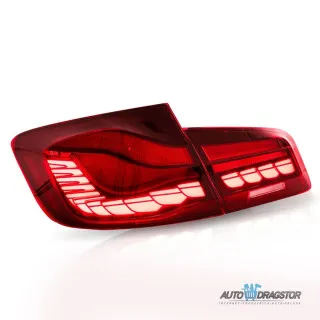 BMW 5 (F10) Sedan 2010-2017 DINAMIČKE LED CRVENE ŠTOP LAMPE  M4 GTS SET 4KOM 