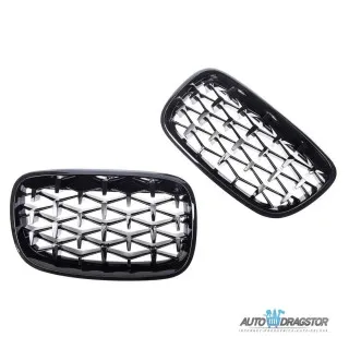 BMW X6 (E71, E72) X5 (E70) 2007-2013 MASKA DIAMOND CRNA SET 2 KOM 