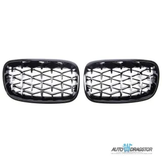 BMW X6 (E71, E72) X5 (E70) 2007-2013 MASKA DIAMOND CRNA SET 2 KOM 