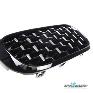 BMW X5 (F15, F85) X6 (F16, F86) 2013-2018 MASKA DIAMOND HROM CRNA SET 2 KOM 