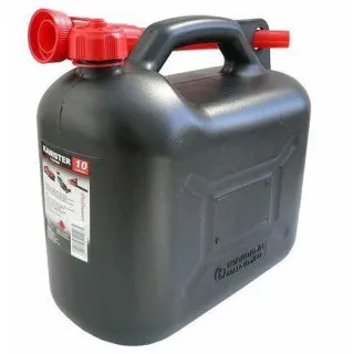 PLASTICNI KANISTER 10L SA LEVKOM CRNI 