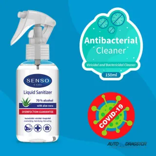 ANTIBAKTERIJSKI SPREJ ZA RUKE 150ML ALOE VERA 70% ALKOHOLA 